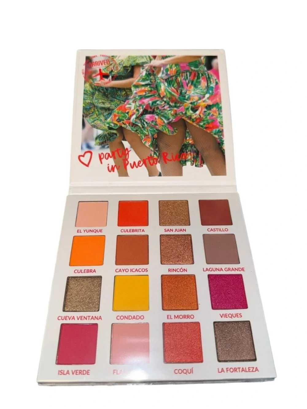 BH Cosmetics Puerto Rico Eyeshadow Palette -Vegan w/Oranges & Pinks